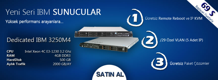 Dedicated IBM Sunucu